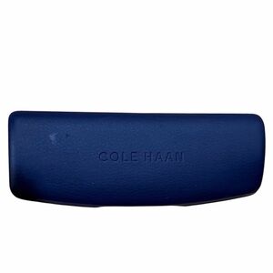 Cole Haan Blue Hard Sunglasses Case Authentic Designer Eyewear Case